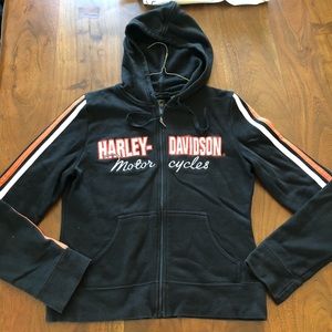 Harley Davidson zipper hoodie